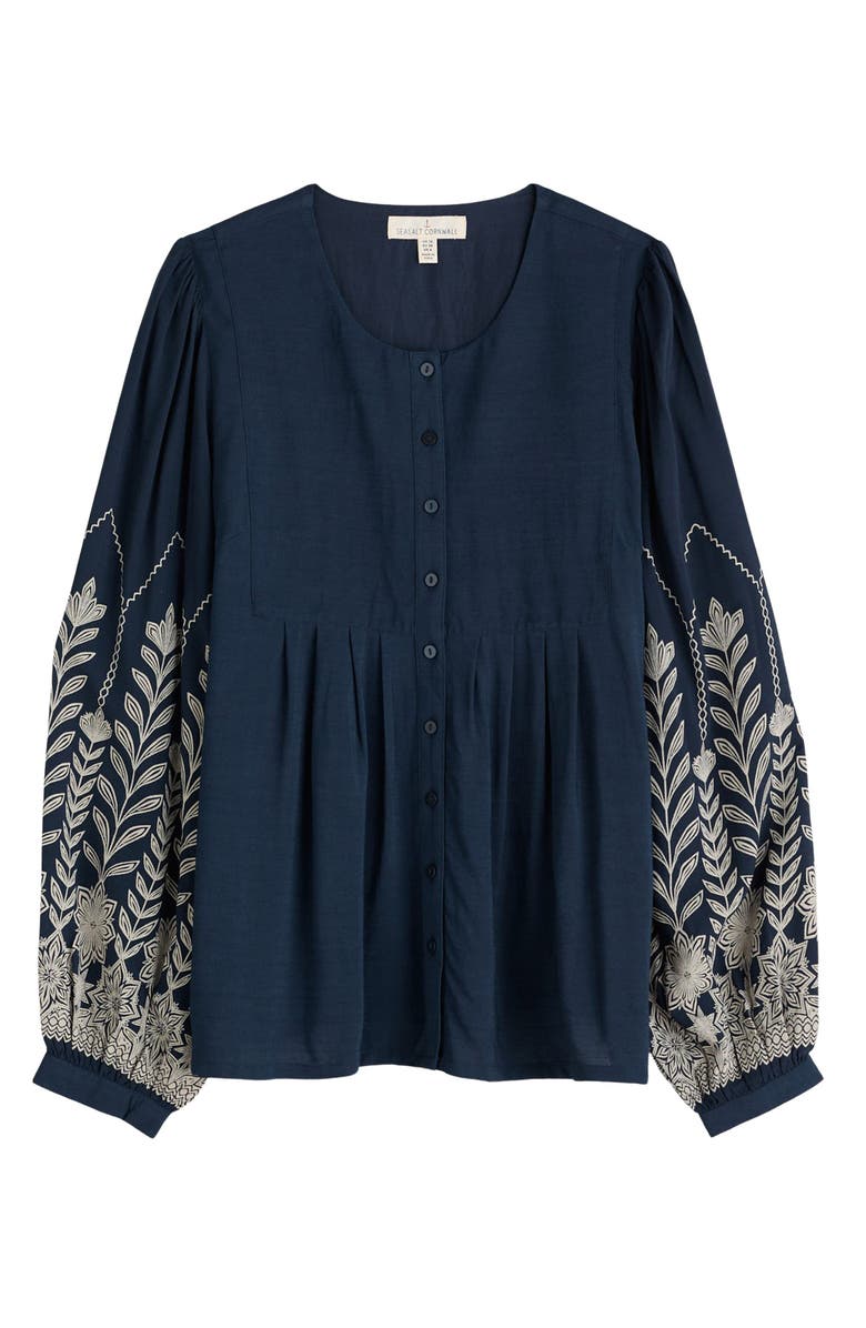 Seasalt Cornwall High Woods Button-Up Shirt, Alternate, color, 