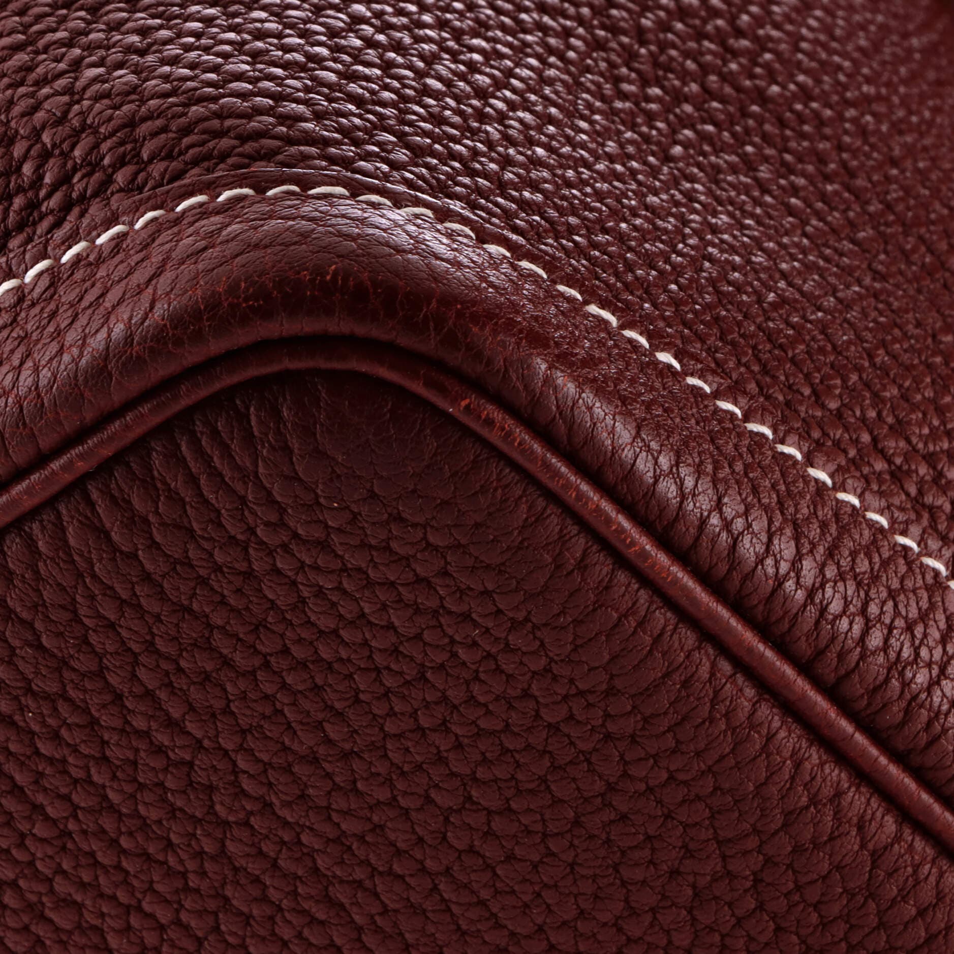 Pre-Owned Hermes Garden Party Tote Leather 36, Alternate, color, Rouge H