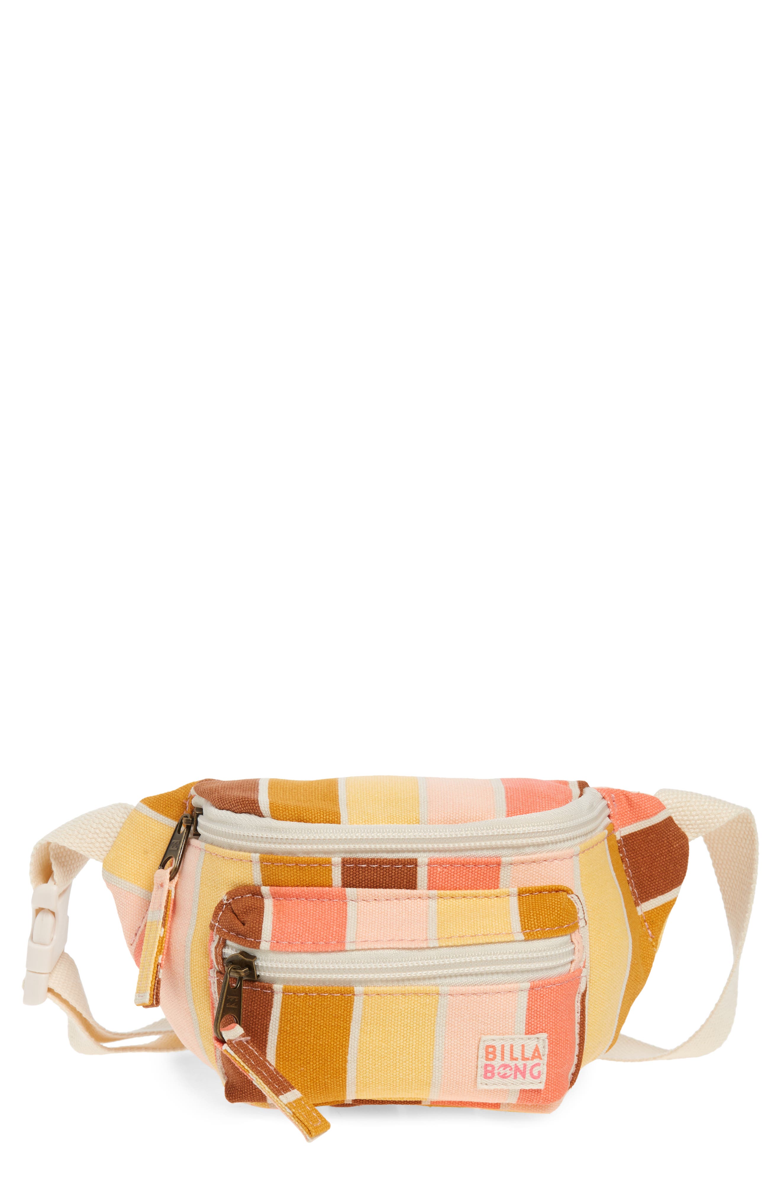 Zip It Belt Bag, Main, color, SUGAR CORAL