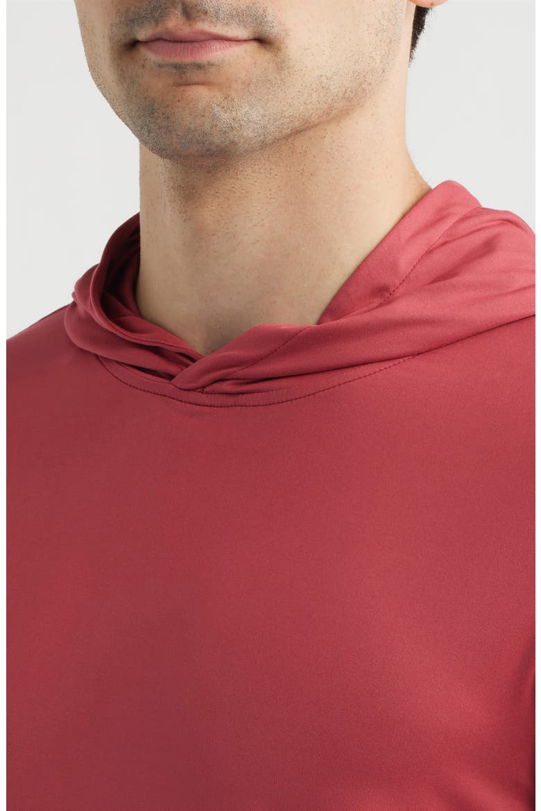 Talon PREP-FORMANCE Long Sleeve Hooded T-Shirt, Alternate, color, RACING RED