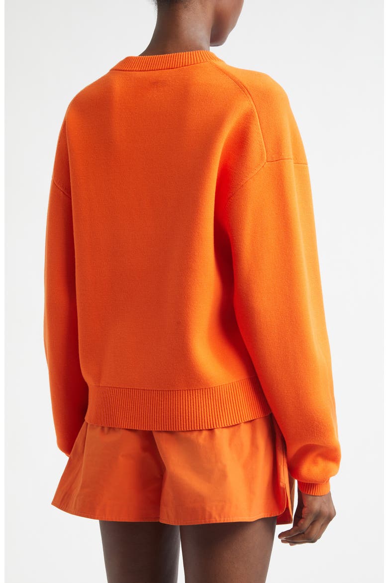 Teddy Crewneck Sweater, Alternate, color, POPPY