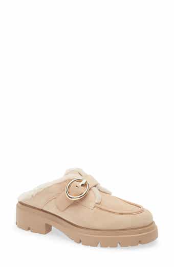 Stuart Weitzman Benni Genuine Shearling Mule
