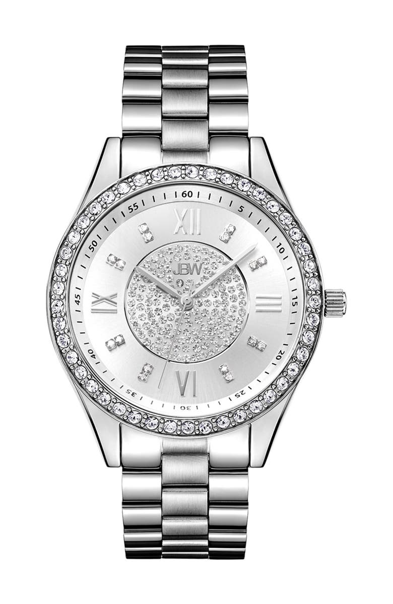 JBW Mondrian Diamond Bracelet Watch & Bangle Set, 37mm, Alternate, color, 