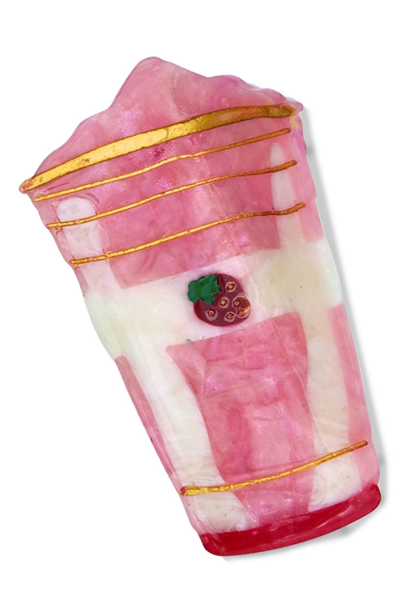 Solar Eclipse Strawberry Smoothie Hair Claw Clip, Main, color, 