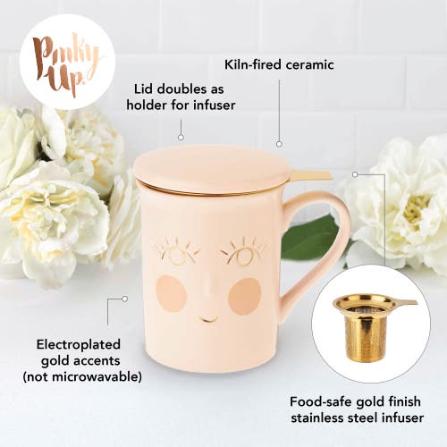 Pinky Up (accessories) Annette Ceramic Tea Mug & Infuser
