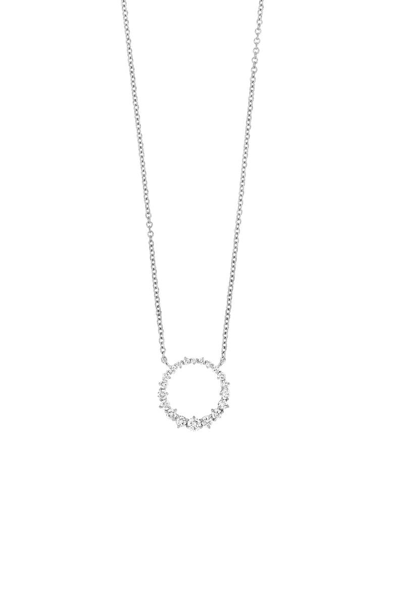 Liora Diamond Pendant Necklace (Nordstrom Exclusive), Main, color, 18K WHITE GOLD