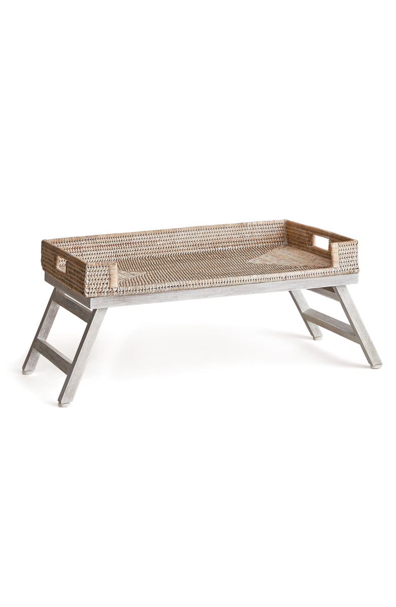 Napa Home & Garden Burma Rattan Lap Tray Table, Main, color, Brown