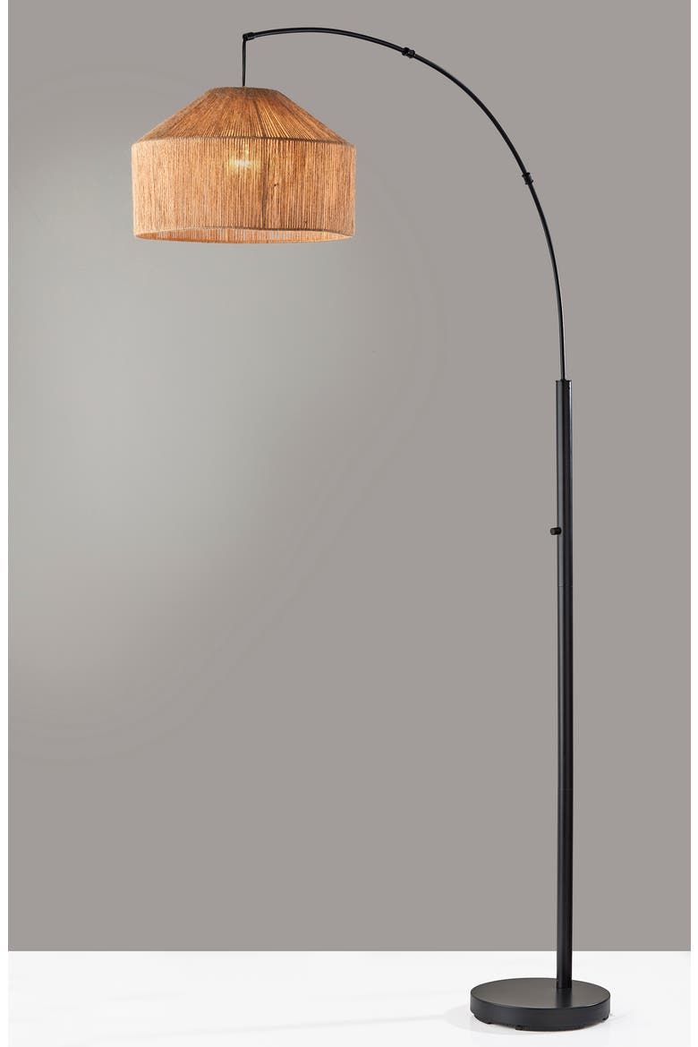 Amalfi Arc Lamp, Alternate, color, BLACK