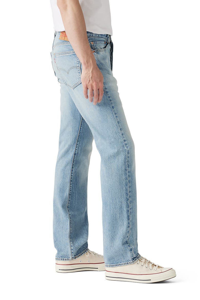 501® Original Straight Leg Jeans, Alternate, color, STAY ZEN LTWT