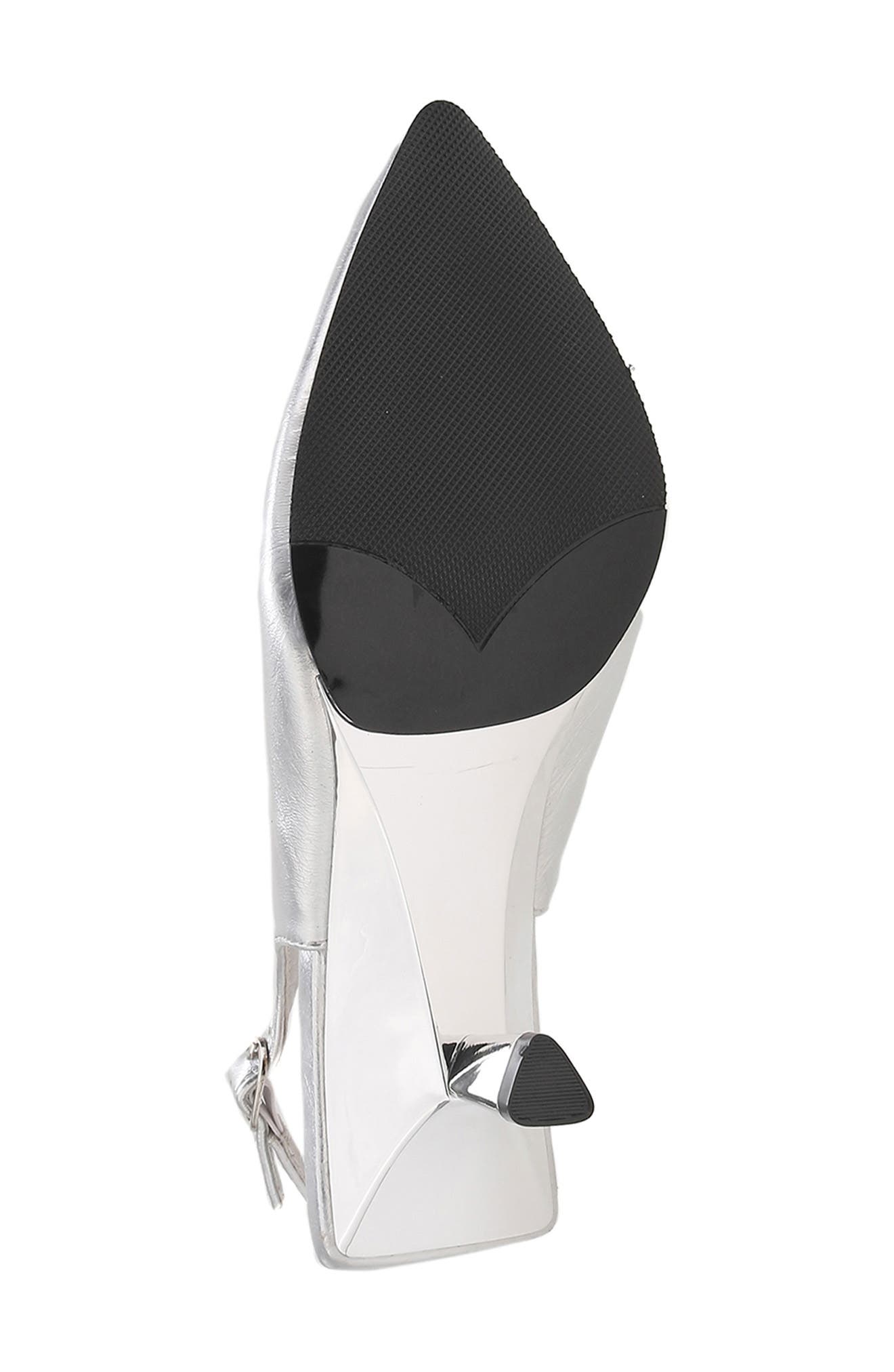 Koko Slingback Pump, Alternate, color, SILVER