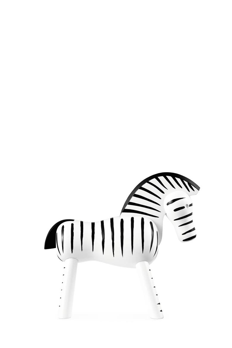 Kay Bojesen Zebra, Alternate, color, Black/White