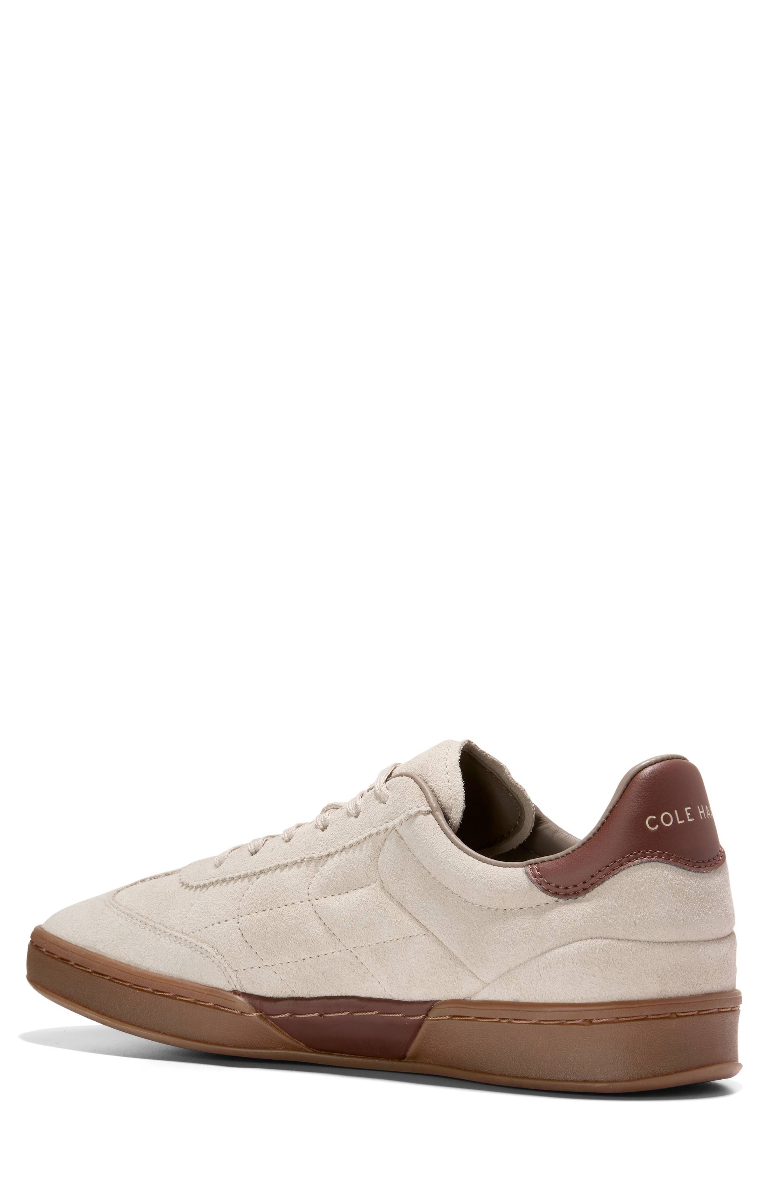 Cole Haan GrandPro Breakaway Leather Sneaker, Alternate, color, Sesame Suede / Hickory