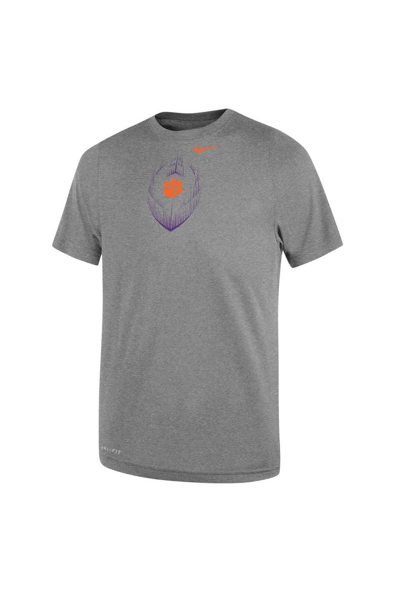 Toddler Nike Gray Clemson Tigers Legend Football Performance T-Shirt, Alternate, color, Gray