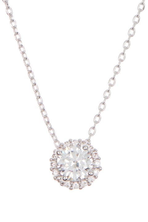 Swarovski Crystal Halo Necklace