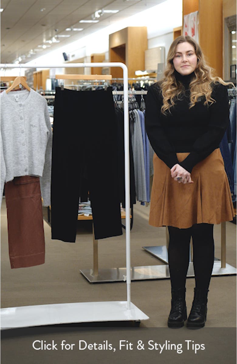 Slim Fit Velvet Pants, sales video thumbnail