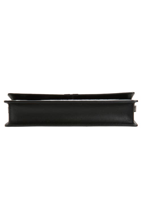 Off-white Jitney 1.0 Leather Shoulder Bag In Black - White