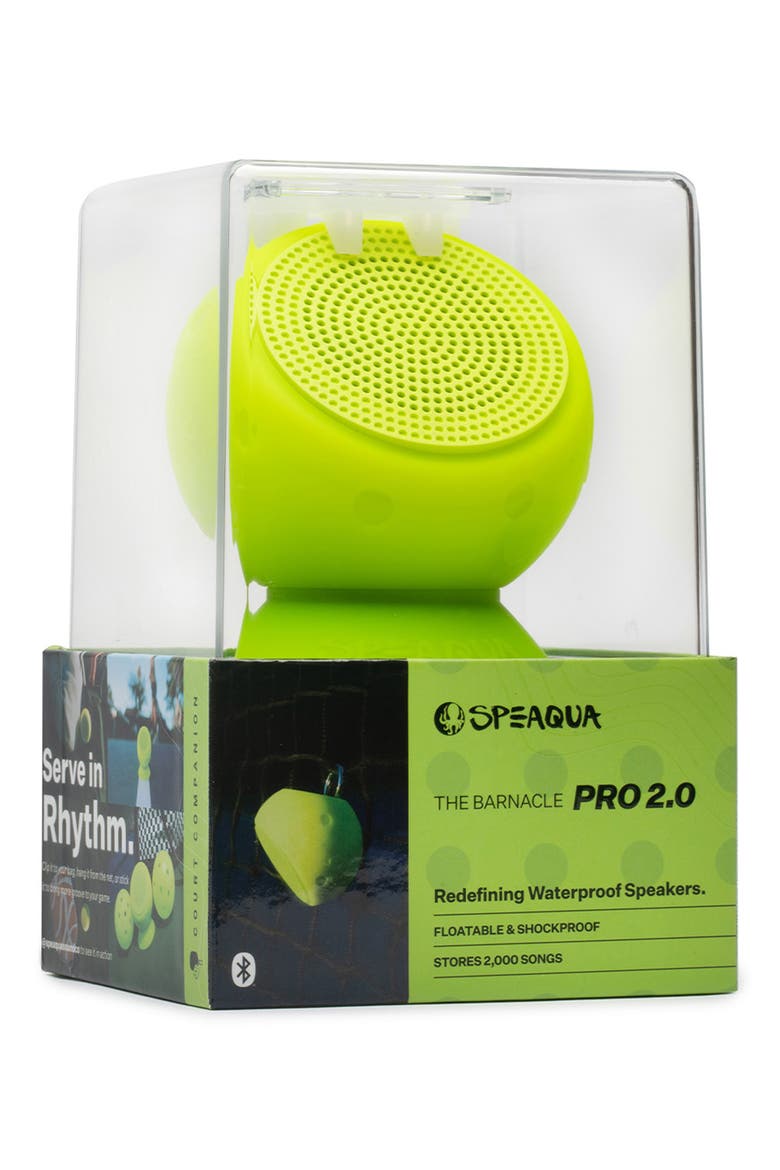 Barnacle Pro 2.0 Waterproof Bluetooth Speaker, Alternate, color, PICKLEBALL GREEN