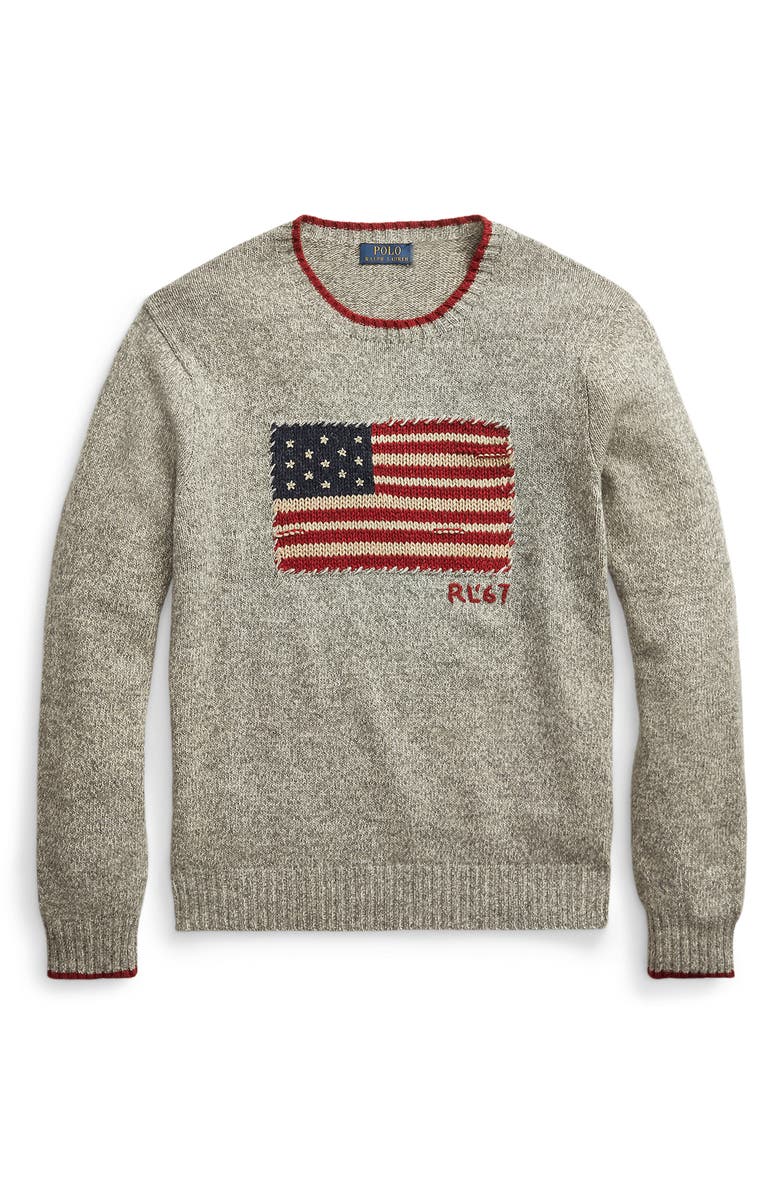 Polo Ralph Lauren Icon Flag Sweater, Alternate, color,