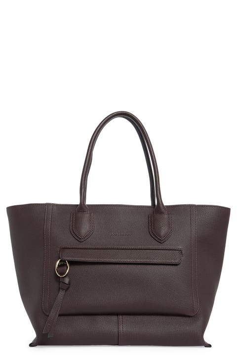 Mailbox Large Leather Tote Bag