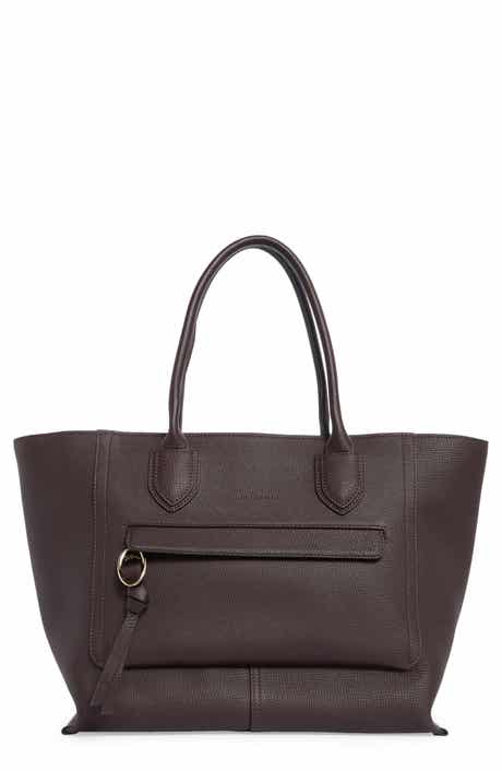 Longchamp Mailbox Large Leather Tote Bag