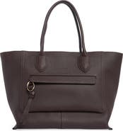 Longchamp Mailbox Large Leather Tote Bag