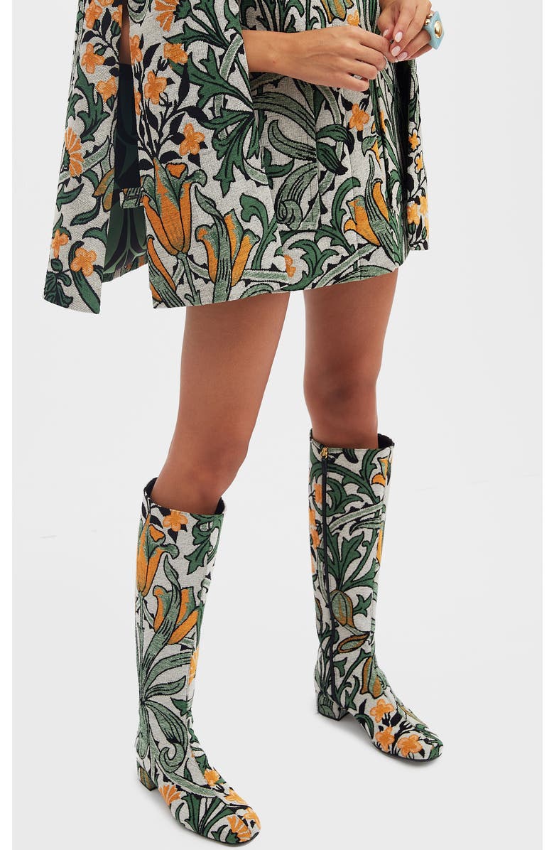 La DoubleJ Edie Boots Jacquard Delta Ivory, Alternate, color,
