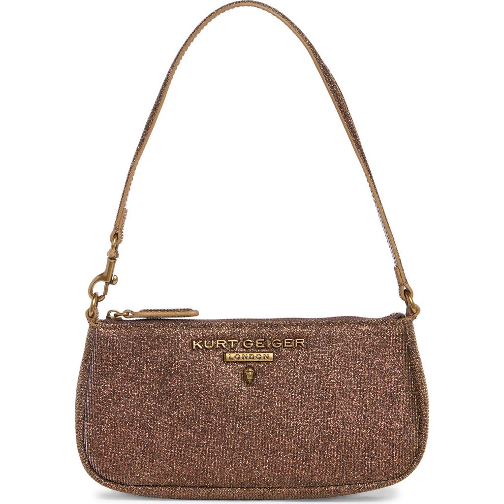Kurt Geiger London Highgate Small Wristlet Shoulder Bag In Brown