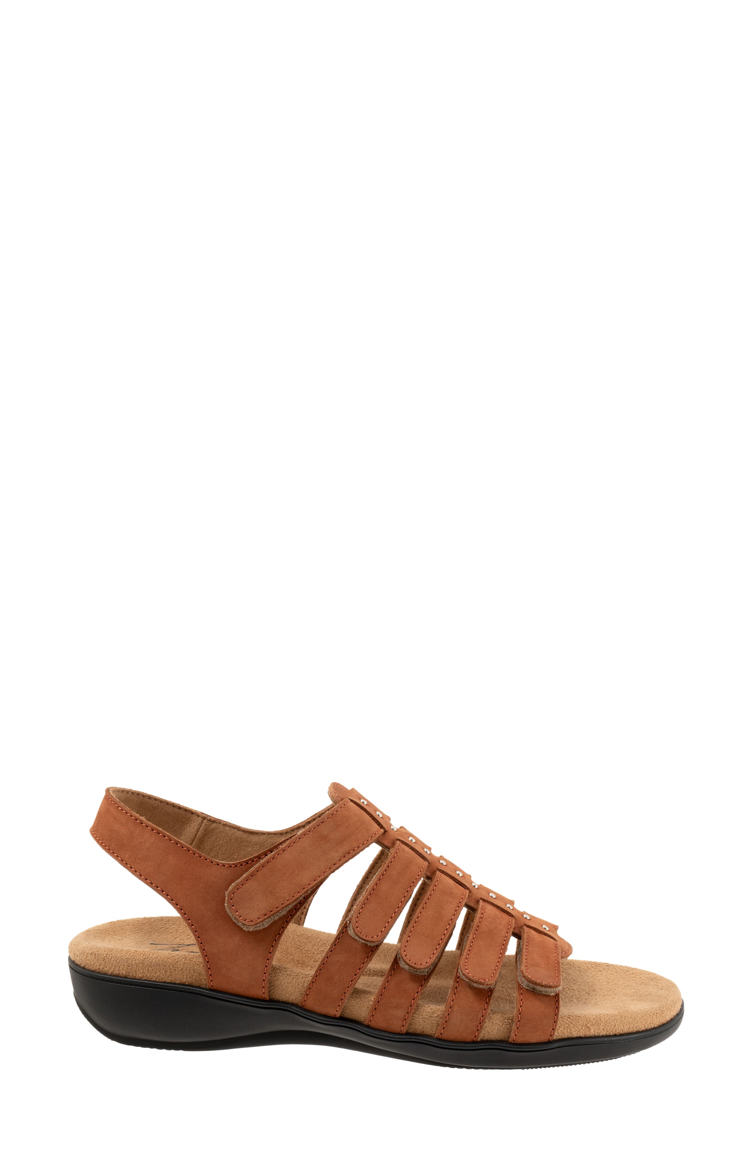 Riki Studs Slingback Sandal, Alternate, color, LUGGAGE NUBUCK