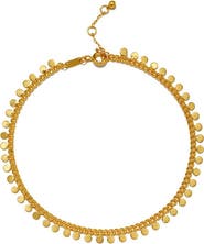 Satya Jewelry Shine a Light Gold Coin Chain Anklet