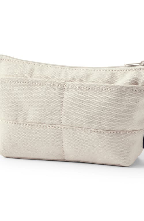 Lands' End Zipper Canvas Pouch