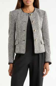 Ivie Herringbone Blazer