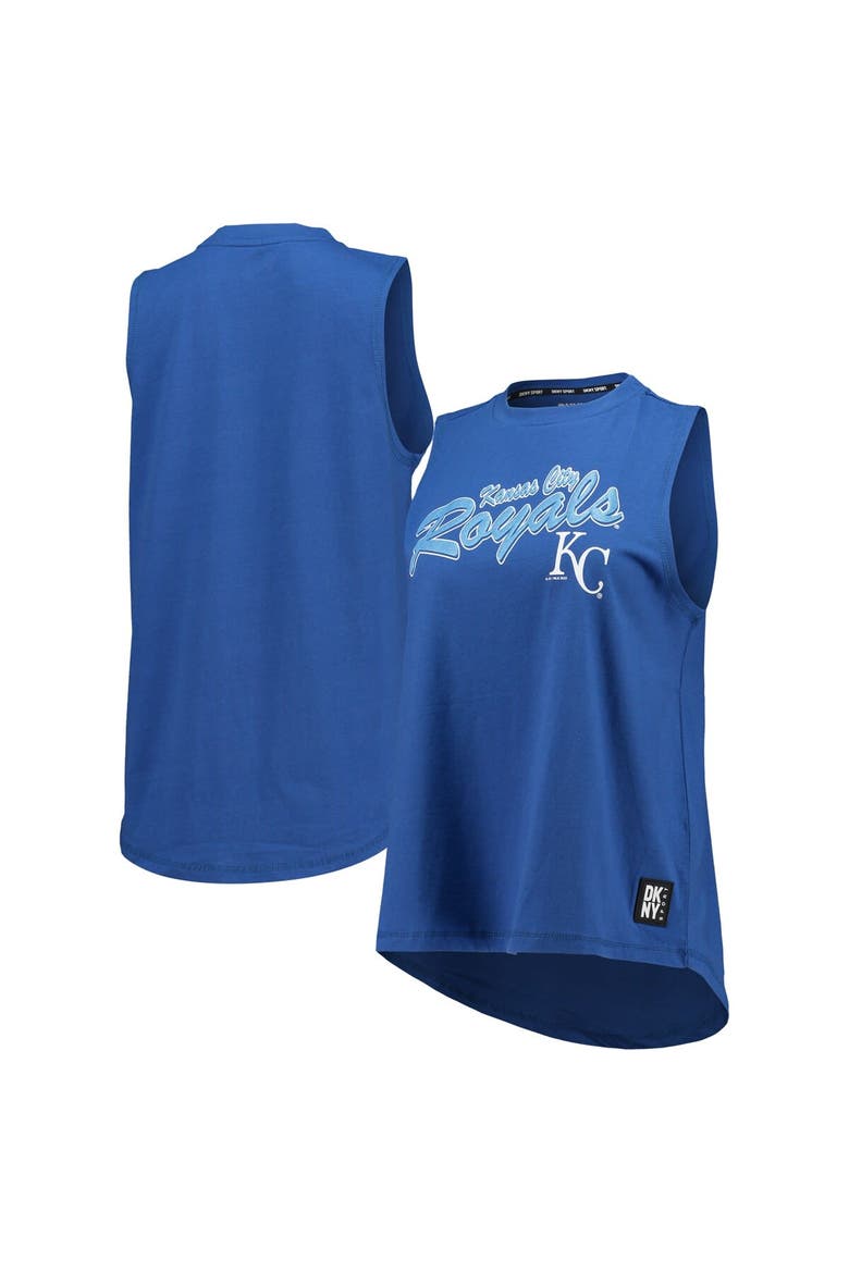 Women's DKNY Sport Royal Kansas City Royals Marcie Tank Top, Main, color, Royal