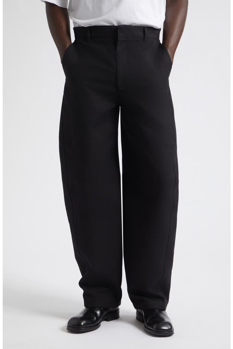 Couture Seam Trousers, Main, color, 001-BLACK