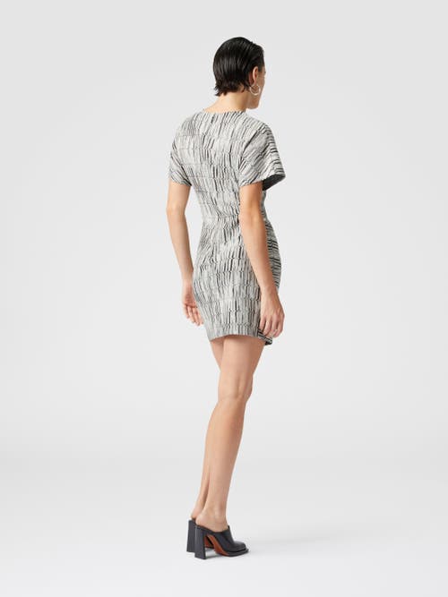 Missoni Wrap Mini Dress In Multicoloured