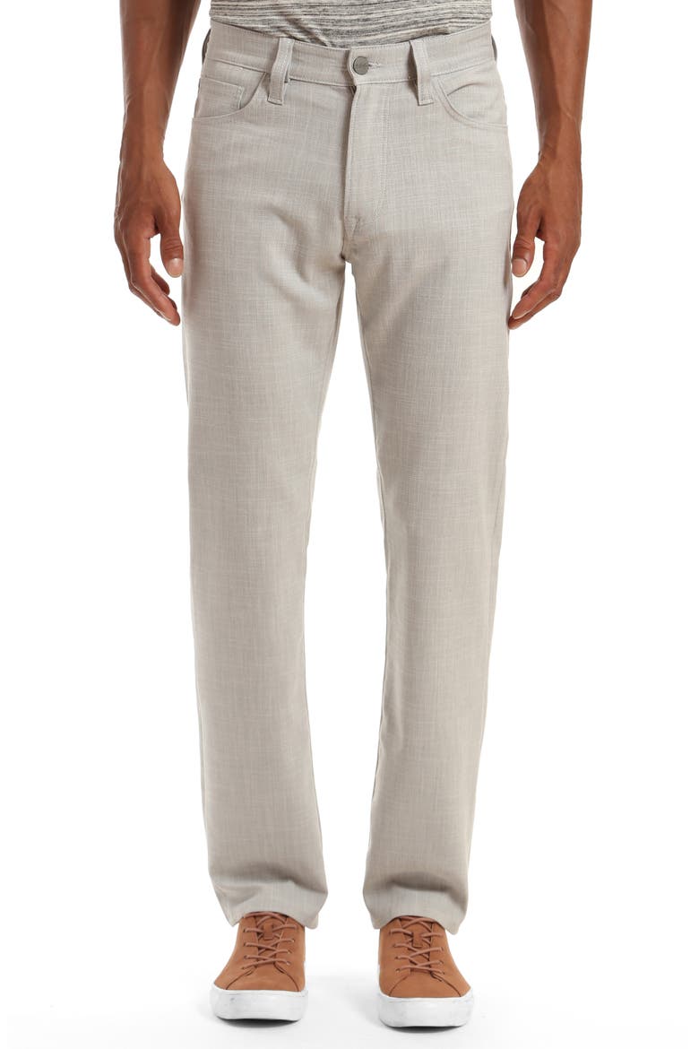 Courage Straight Leg Pants, Main, color, BONE CROSS TWILL