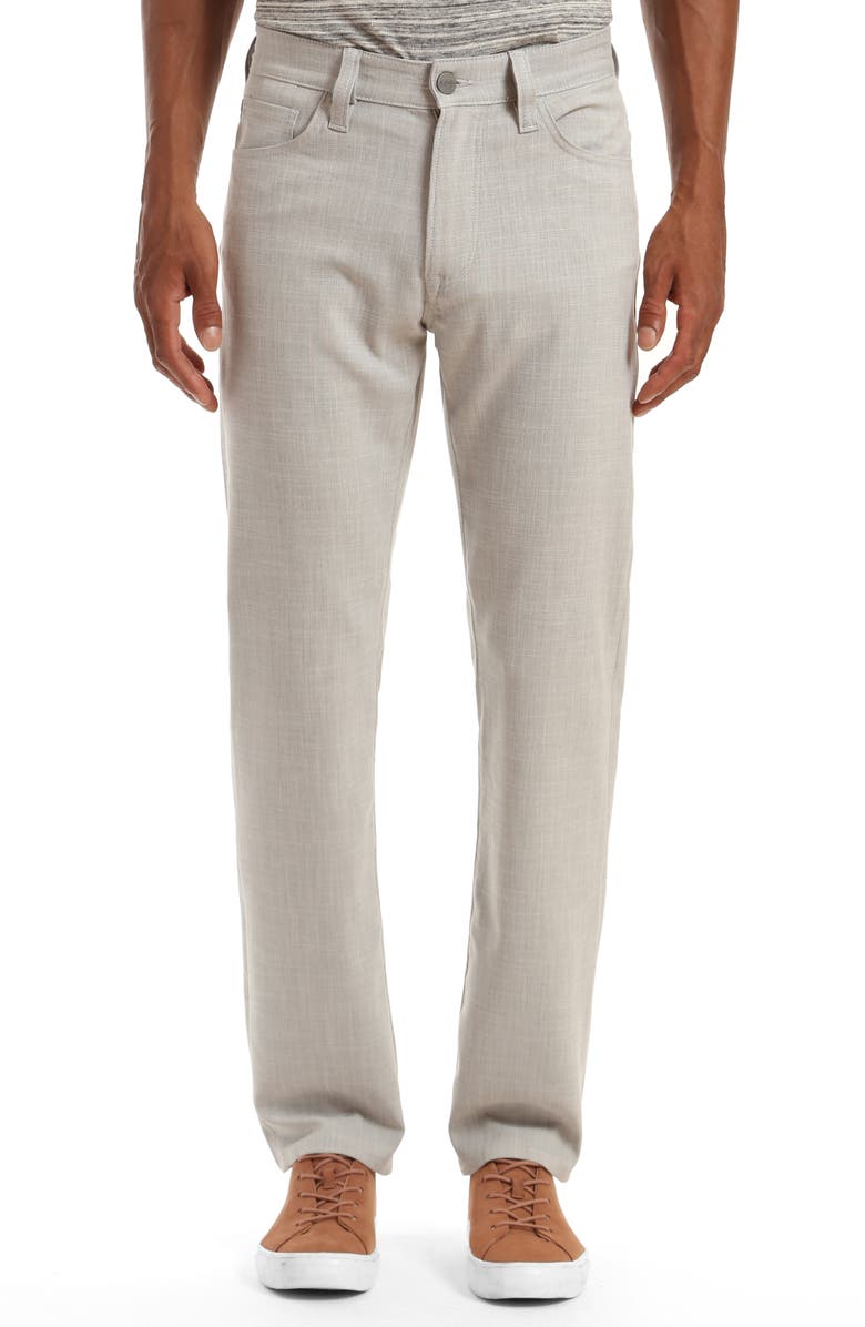 34 Heritage Courage Straight Leg Pants, Main, color, Bone Cross Twill