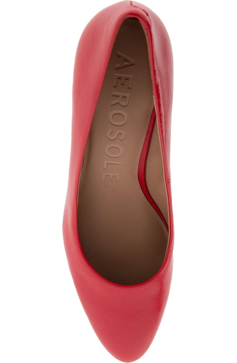 Aerosoles Betsy Pump, Alternate, color, Racing Red Leather
