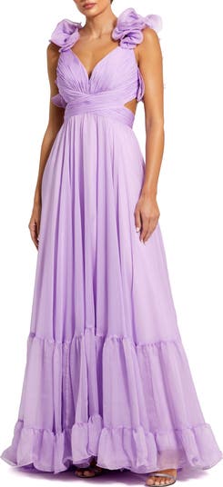 ★セール♪★MAC DUGGAL シフォンカットアウトドレス★ ☆セール♪☆MAC DUGGAL シフォンカットアウトドレス☆ (Mac