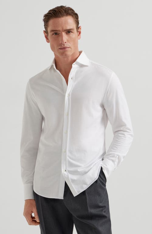 Brunello Cucinelli Basic Fit Shirt In White