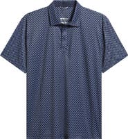 Swannies Hazelwood Modern Fit Foulard Print Performance Golf Polo