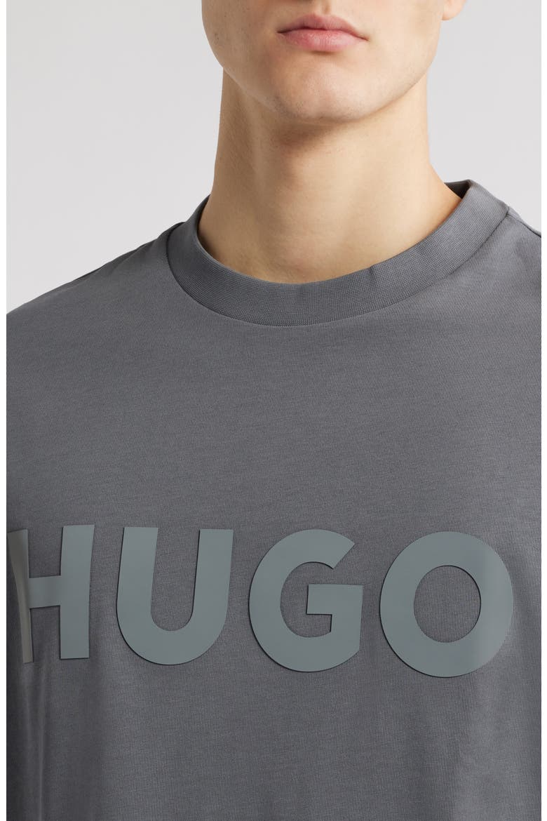 Logo Cotton Graphic T-Shirt, Alternate, color, OPEN GREY