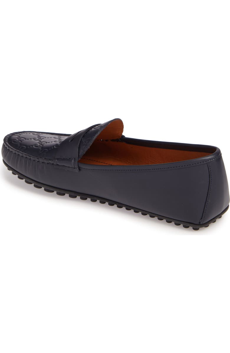 Gucci Kanye GG Embossed Driving Shoe, Alternate, color,