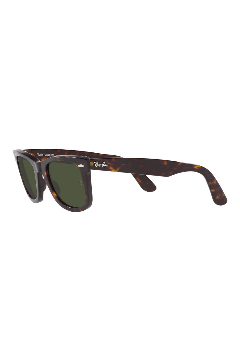Wayfarer 50mm Square Sunglasses, Alternate, color, GREEN BLACK
