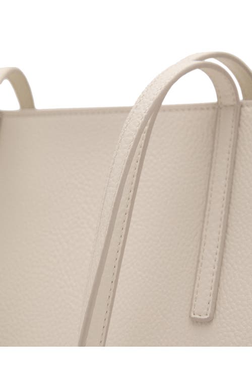 Mango Double Handle Shopper Tote In White