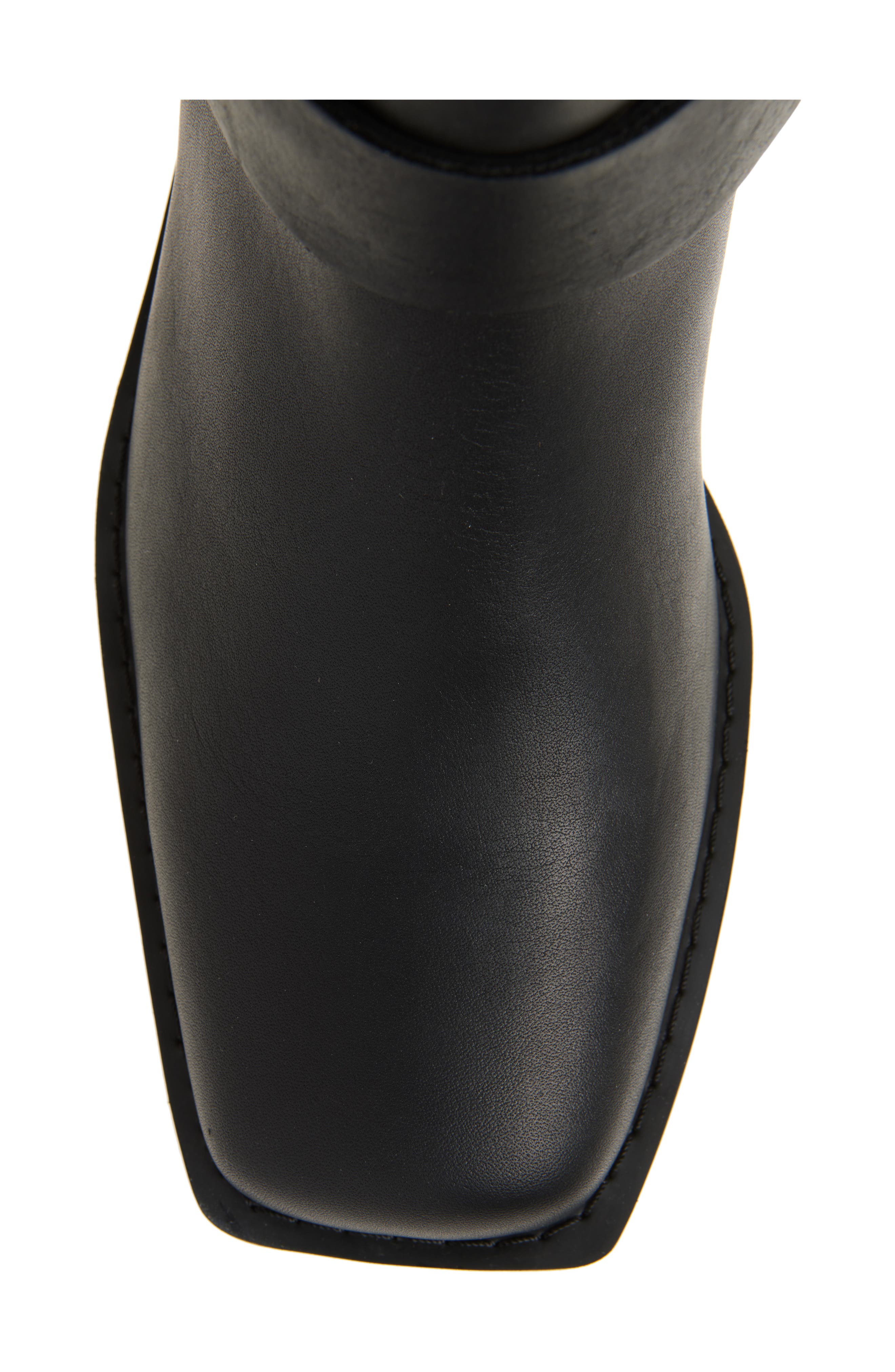 Tony Bianco Biker Harness Boot, Alternate, color, Black Wax