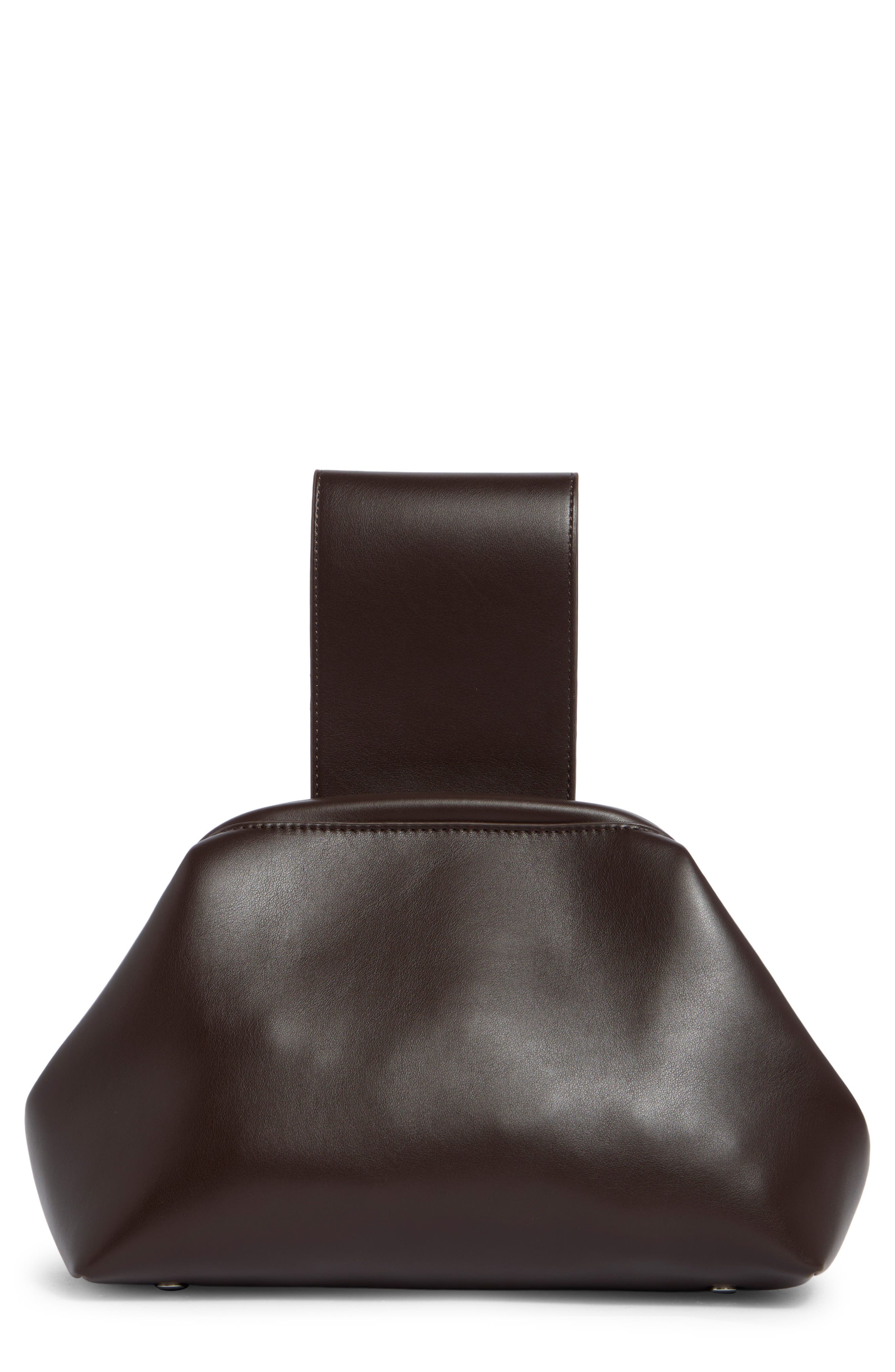 Bcbg Frame Clutch In Dark Chocolate