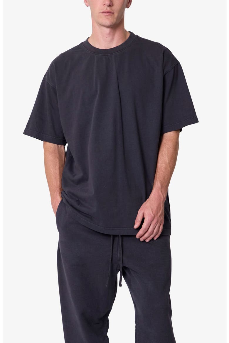Boxy Cotton T-Shirt, Alternate, color, WASHED BLACK