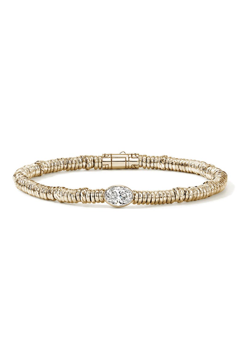 JH Lovestruck™ Heishi Bracelet, 14K Gold, Lab-Grown Diamond, 1.0TCW, Main, color, GOLD