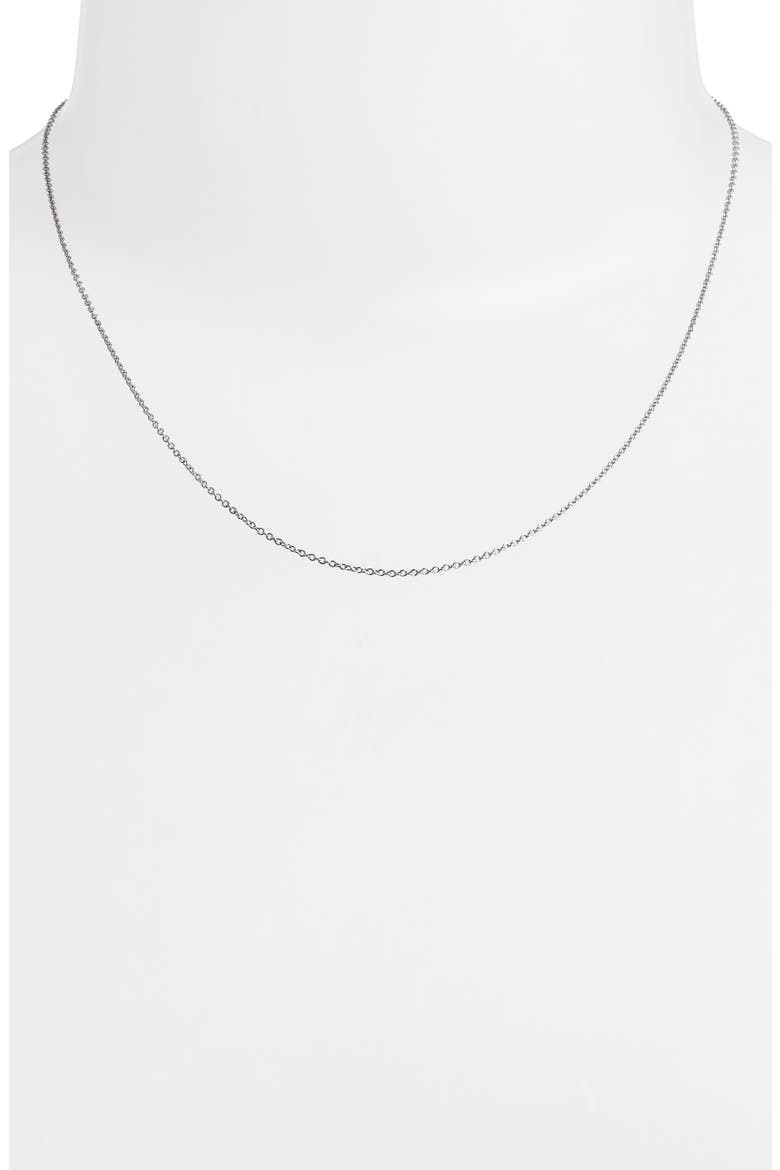 Cable Chain Necklace, Alternate, color, SILVER