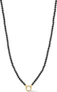 Ember Fine Jewelry 14K Gold Beaded Clasp Necklace